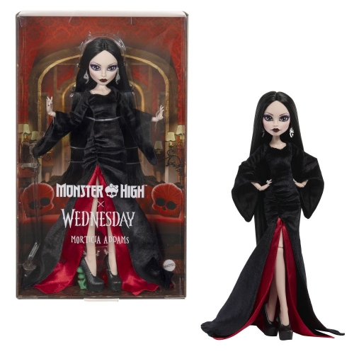 Колекційна лялька Мортиція Аддамс, Monster High X Wednesday (JLK99)