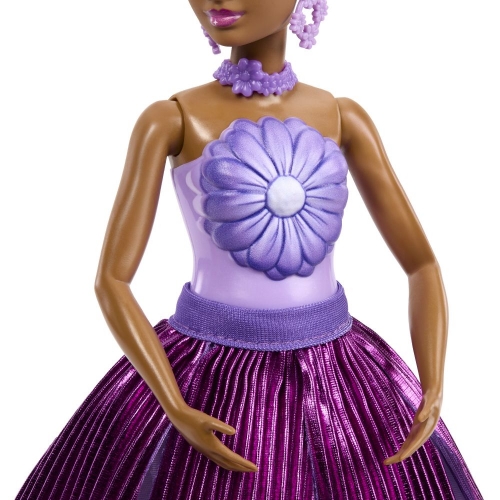 Набор-сюрприз с куклой Barbie Petal Pop "Фиолетовая маргаритка"
