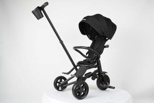 Велосипед складаний триколісний дитячий Nova Niello Black