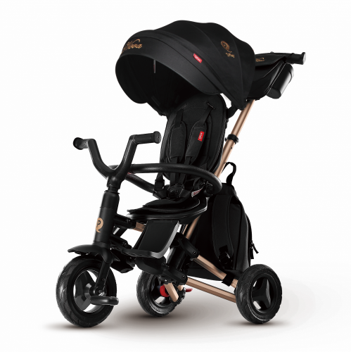 Велосипед складаний триколісний дитячий Nova+ Rubber Gold
