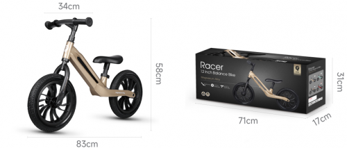 Біговел дитячий Racer із надувними колесами Gold