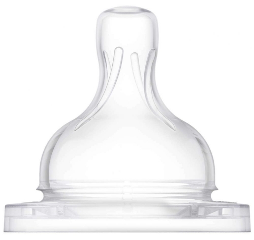 Соска силиконовая Avent Classic+ 2шт 0+ SCF631/27