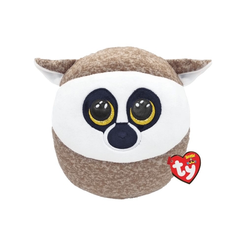 М'яка іграшка TY SQUISH-A-BOOS 39220 Лемур "LINUS" 20 см, 39220