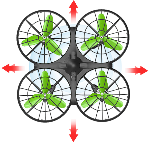 Квадрокоптер игрушечный "Х26" на р/у ТМ "SYMA"