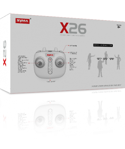 Квадрокоптер игрушечный "Х26" на р/у ТМ "SYMA"