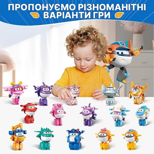 Ігрова фігурка-трансформер Super Wings Transform-a-Bots Такі (Taki), 5см