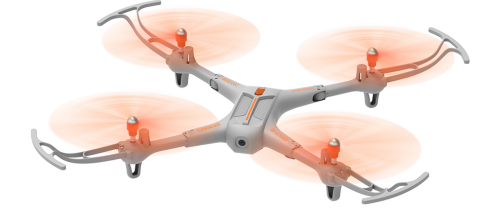 Квадрокоптер игрушечный "Z4" на р/у ТМ "SYMA"